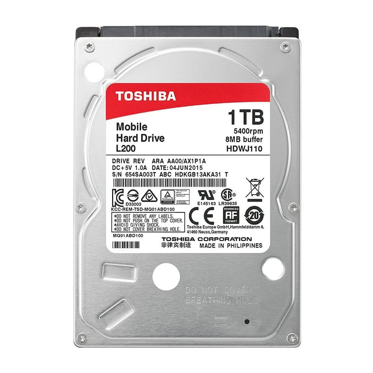 Toshiba 1TB Portable Internal HDD 5400RPM - Walmart.com
