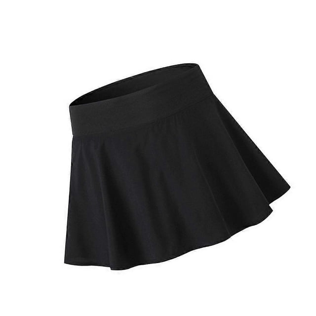 Women's Sports Quick-Drying Tennis Dance Yoga Training Skirt Black XXL 1Pack for Everyday Use