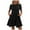 Black, variant on vigerkar Women Summer Casual Dress Short Sleeve Crewneck Swing Mini Tshirt Dresses 2025 Vacation Beach Short Sundress Red, L