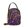 thumbnail image 2 of DIXRUYEE Cross Body Shoulder Handbags Bags Fashion Patchwork Hearts Pattern, 2 of 7