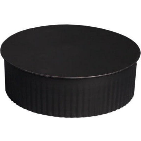 Imperial Manufacturing 7 in. Dia. Steel Crimped Termination Cap