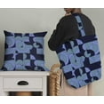 thumbnail image 5 of Soimoi Cotton Poplin Blue Fabric By the Yard - 42 Inch Wide - African Tribal Material - Artistic and Modern Patterns for Various Uses Printed Fabric, 5 of 6