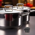 thumbnail image 3 of PAMINGONO 1Pcs Steam Valve for Electric Pressure Cooker Black Color PP and Silicone Material for Cooking, 3 of 8