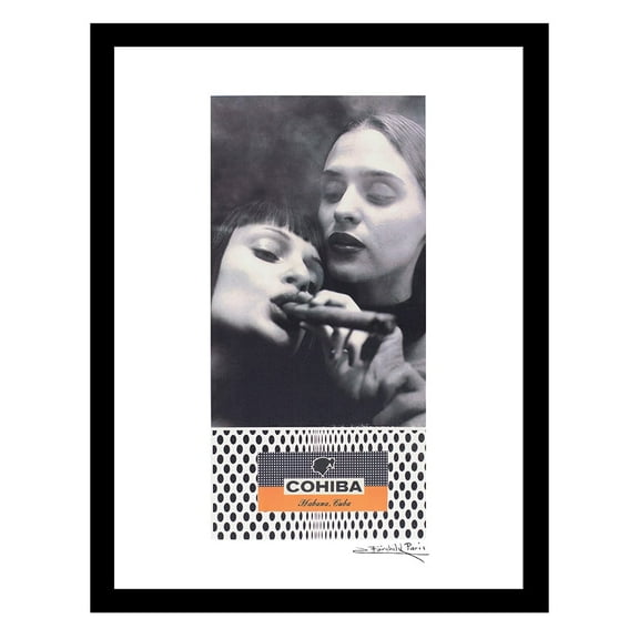 Women and their Cigar - Framed Print