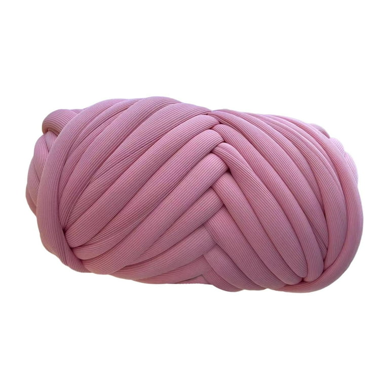 250G Chunky Yarn Arm Knitting Yarn Length 787inch Crocheting Soft DIY Washable Tube Giant Yarn Jumbo Tubular Yarn Bulky Yarn for Craft Weave Bean Paste Walmart