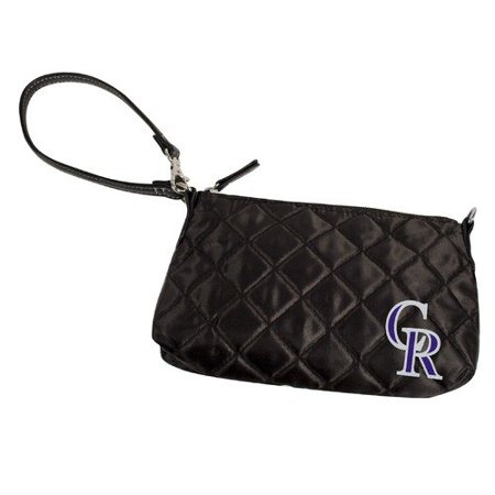 Colorado Rockies MLB Quilted Wristlet (Black)