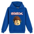 thumbnail image 3 of ROBLOX-Sudadera con capucha para niños y niñas, suéter grande para primavera y otoño, venta de ropa para niños, Tops, 3 of 4