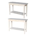 thumbnail image 2 of International Concepts Unfinished Phillips Oval Sofa Table, 2 of 10