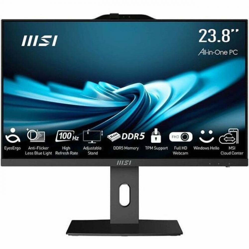 MSI PRO AP242P 14M PRO AP242P 14M-644US All-in-One Computer - Intel Core i5 14th Gen i5-14400 - 8 GB - 1 TB SSD - 23.8" Full HD - Desktop - Black - Intel H610 Chip - 1920 x 1080 - Windows 11 Home -...