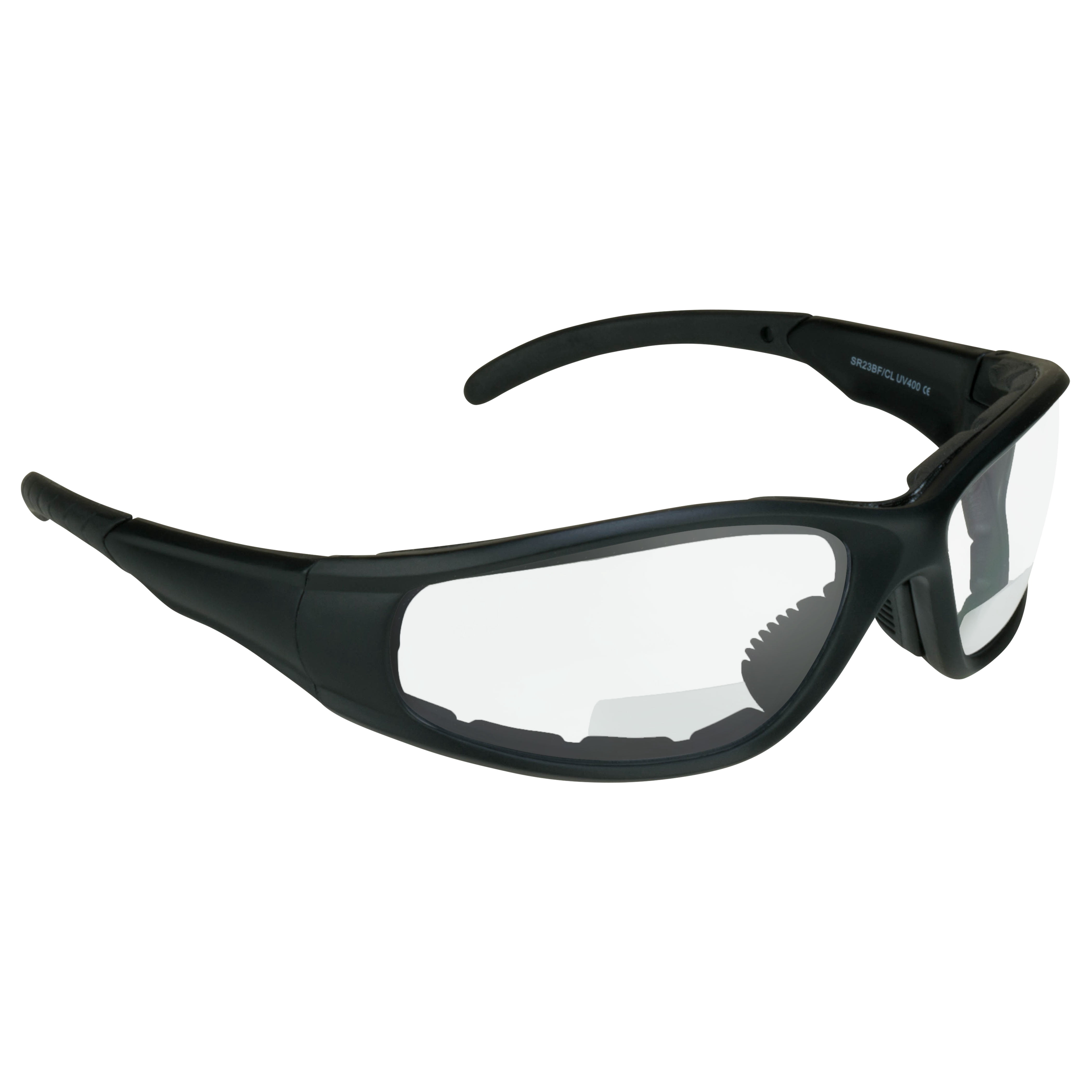 Bikershades BIFOCAL Motorcycle Safety Glasses Z87 Sport Men Women Clear 2 Pairs