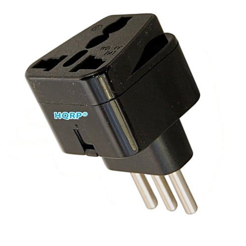 HQRP International USA to UK British Grounded Outlet Travel Plug Adapter 