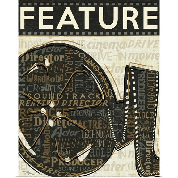 Great BIG Canvas | Rolled Pela Studio Poster Print entitled Cinema IV