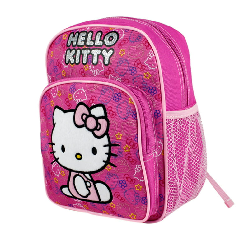 Hello Kitty Pink Backpack Girls School Bag Book Bag Hello 