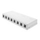 thumbnail image 1 of Caja de montaje superficial para conectores keystone Ethernet Networx de 8 puertos, 1 of 8
