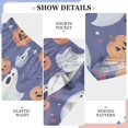 thumbnail image 6 of FORMRS Boys Pajama Pants with Pockets Size 6-8Y Kids Lounge Sleep Bottoms, Blue Cute Halloween, 6 of 8