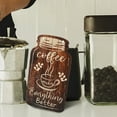 thumbnail image 3 of 1PC Jar Shaped Wooden Coffee Wall Art Decoration Plaque Sign - "Coffee Makes Everything Better" for Home Office Cafe Room Decor (3.94 x 7.87 Inches), 3 of 5