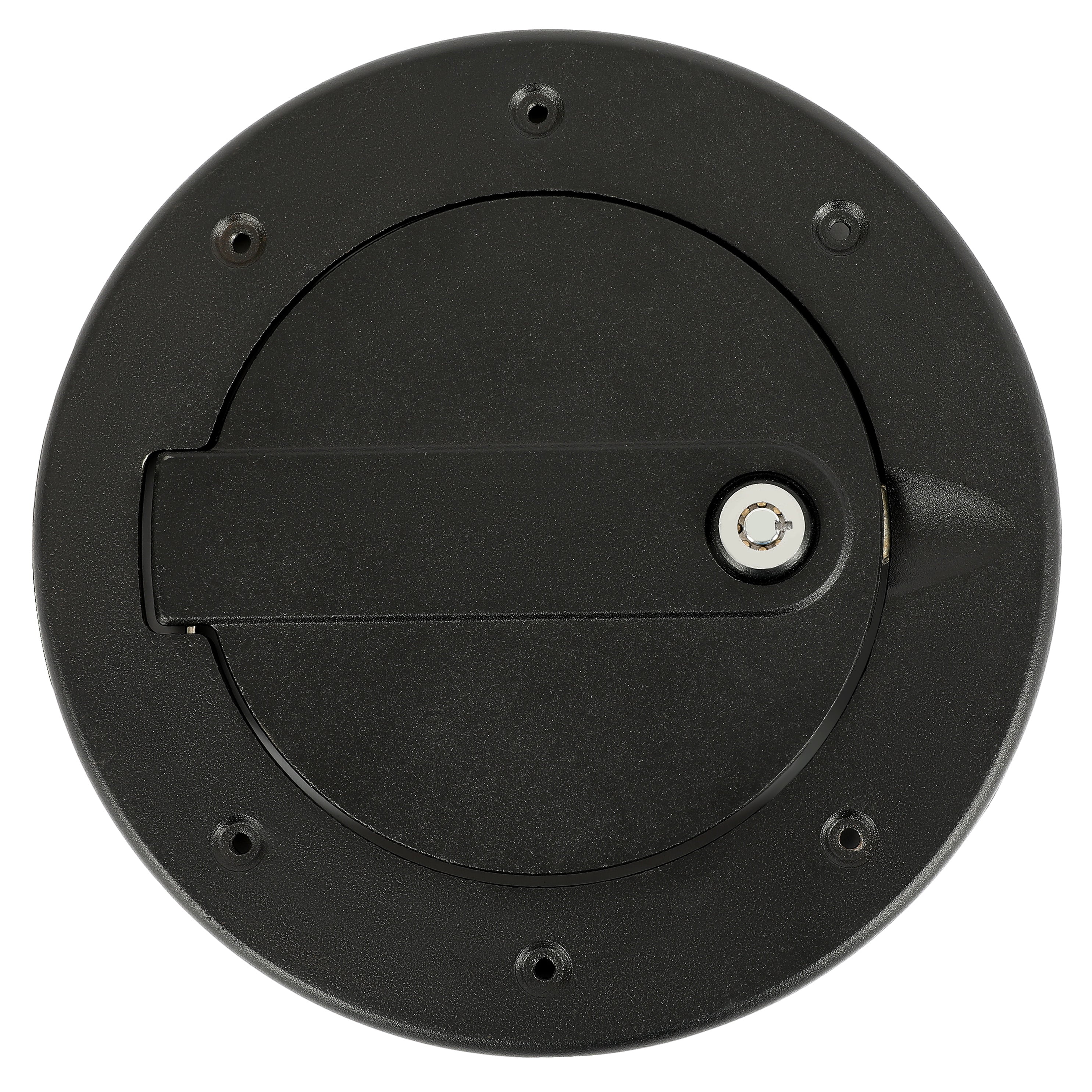 Kojem Locking Fuel Door for 2006-2010 Hummer H3 H3T Gas Cap Cover with Lock Aluminum Exterior Accessories