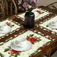 thumbnail image 6 of 4pc Christmas Placemats for Christmas Decorations, Durable Beautiful Table Mats for Xmas Party Kitchen Dining Decoration 17.71x11.81 Inch Multicolor, 6 of 8