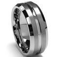 thumbnail image 5 of Metal Masters 8mm High-Polish Matte Finish Mens Tungsten Ring Wedding Band, 5 of 7