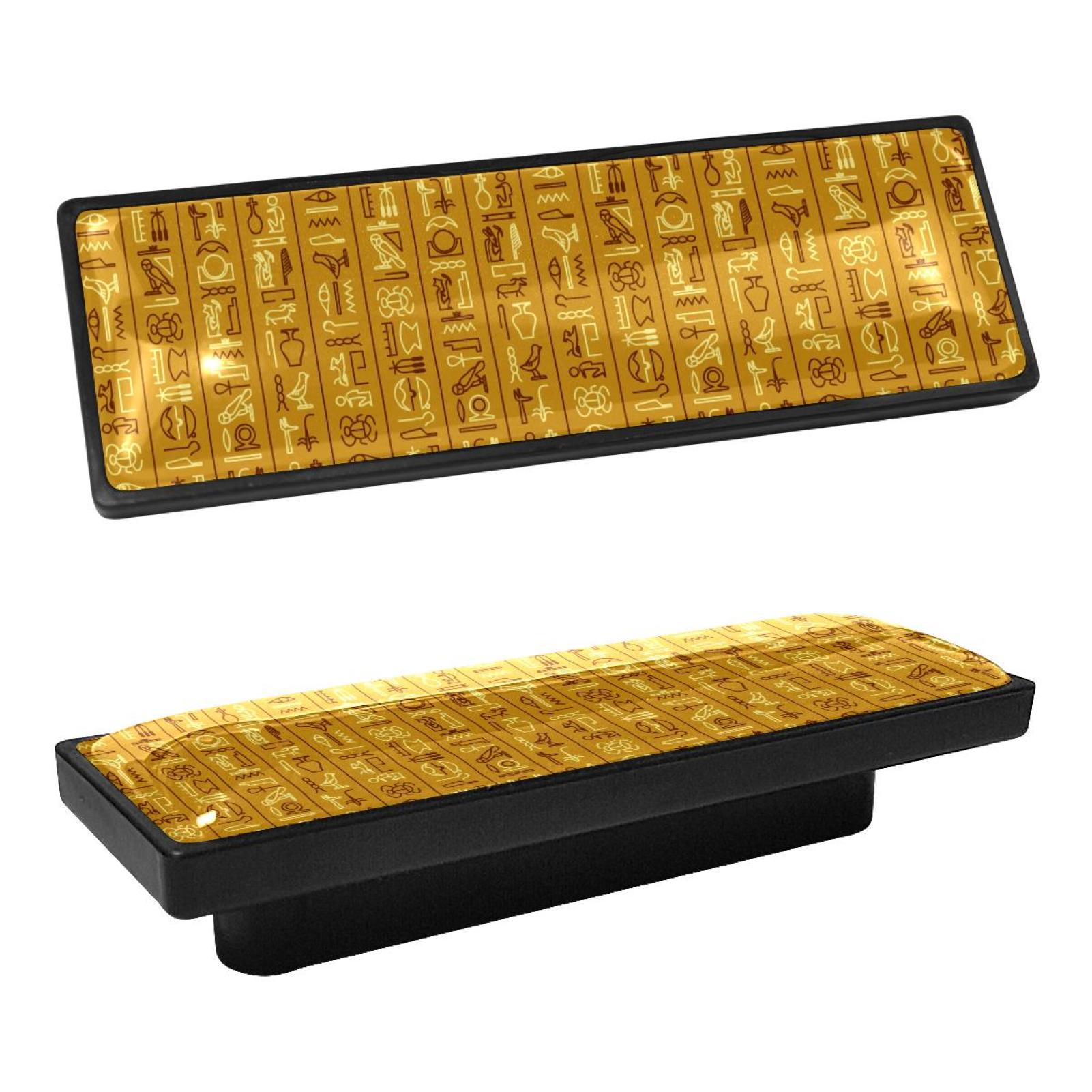 4 Pcs Rectangle Handle Cupboard Knob Drawer Pulls Handle Egypt