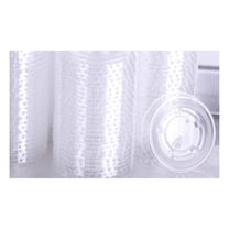 Plastic Lids, PET, .5 oz - 1 oz, Clear, E10004468 (Case of 2,500)