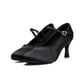 thumbnail image 5 of XIHAHA-zapatos de Baile Estándar para mujer, calzado de satén tostado fresco, tacón alto, suela suave, Moderno, 5 of 5