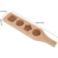 thumbnail image 3 of Baking Mold, Moon Cake Mold, Wooden Flower Cookie Mold, Baking Mold for Baking, Biscuit, Dessert (1pc), 3 of 5