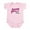 Petal Pink, variant on CafePress - Jersey Girl Infant Bodysuit - Baby Light Bodysuit, Size Newborn - 24 Months