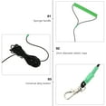 thumbnail image 3 of ifundom Green Parrot Bird Leash with Latex Anti-Bite Design, 1 Piece for Outdoor Bird Walking and Training, 3 of 7