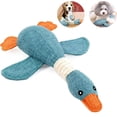 thumbnail image 1 of Dog Toys Tough Durable Small Puppy Large Big Duck Dogs Pet Chew Toy for Aggressive Chewers Soothing Teeth Cleaning Blue, 1 of 5