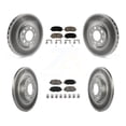 thumbnail image 1 of Transit Auto Front Rear Coated Disc Brake Rotors and Ceramic Pads Kit for Car 2015-2017 Chrysler 200 with 305mm Diameter Rotor KGC-100894, 1 of 11