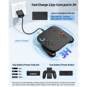 Switch 2 Joy Con Charging Controller - Fast USB-C charging, LED indicator light, ergonomic comfortable controller, suitable for Switch 2, durable gaming accessories