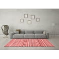 thumbnail image 3 of Ahgly Company Machine Washable Indoor Rectangle Abstract Red Modern Area Rugs, 5' x 7', 3 of 4