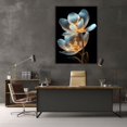 thumbnail image 6 of Mudket Framed,Luxury Canvas Wall Art,Ready to Hang,Golden Floral Canvas Print,Modern Botanical Wall Decor,Flower Wall Pictures, for Bedroom Living Room Bathroom Office Decor - 12"L x 8"W, 6 of 10
