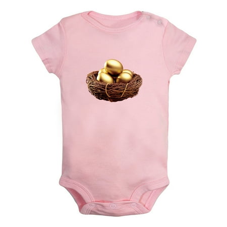 

Nature Nest Pattern Rompers For Babies Newborn Baby Unisex Bodysuits Infant Jumpsuits Toddler 0-24 Months Kids One-Piece Oufits (Pink 0-6 Months)