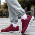 thumbnail image 5 of VoxSoles Womens 𝖮rthopedic Bowling Shoes Wide Width 𝖲lip-on Walking Shoes Comfortable Mesh Lightweight Breathable Cushion Sneakers Arch-Support, 5 of 9