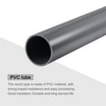thumbnail image 4 of Uxcell Rigid Round Pipes High Impact for Water Pipe Crafts Cable Sleeve Light Grey 57mmx63mm, 4 of 6