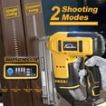 thumbnail image 5 of 18 Gauge Cordless Brad Nailer Compatible with Dewalt 20V Battery 2 in 1 Nail/Staple Gun with 2000pcs Nails Brushless Electric Nail Gun for DIY, Woodworking, Home Improvement (No Battery), 5 of 11