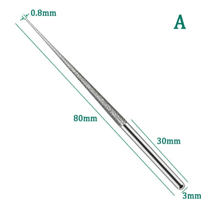3Mm Shank Grinding Rods Mini Drill Diamond Engraving Drilling Carving Grinding Head Tool For Glass Jade Stone Polishing Tools