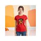 thumbnail image 1 of Playera Blusa De Naranjas Los Angeles California – Estilo Cítrico con Vibras del Oeste Color Rojo Talla Grande Marca Emil SaEs, 1 of 4