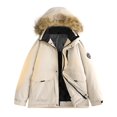 thumbnail image 1 of Veste Coupe-Vent Légère pour Hommes, Coupe Ample à Capuche Manches Longues avec Fermeture Éclair devant & Poches pour Randonnée Cyclisme Camping Printemps Automne Tenue Décontractée, 1 of 9