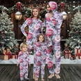 thumbnail image 2 of Penkiiy Family Matching Christmas Pajamas Set One Piece Striped Hooded Sleepwear Santa Claus Elf Onesie Outfit 12 Months Multicolor, 2 of 6