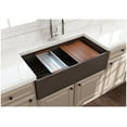 thumbnail image 2 of BOCCHI 1505-014-0120 Contempo Apron Step Rim Fireclay 36" Kitchen Sink Biscuit, 2 of 7