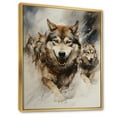 thumbnail image 2 of Designart "Arctic Adventure Alaska " Animals Floater Framed Wall Decor, 2 of 7