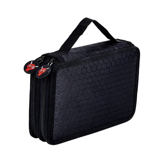 Portable Manicure Tool Bag with Handle for Polish Storage