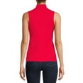 thumbnail image 3 of No Boundaries Juniors' Sleeveless Mock Neck Top, 3 of 5