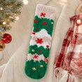 thumbnail image 5 of Womens Christmas Fuzzy Socks Soft Coral Fleece Holiday Crew Socks Warm Cozy Winter Home Sleeping Socks One Size, 5 of 6