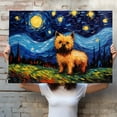 thumbnail image 4 of Norwich Terrier Dog Watercolor Starry Night Van Gogh Painting Kits, Painting Watercolor Canvas, Canvas Suitable for Room Decor Cafe Decor Or Gift for Friends, 4 of 4