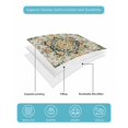 thumbnail image 5 of Quilts Full Size, Green Boho Soft Comforter Bedding Set for Bed, Vintage Ethnic Tribe Southwestern Lightweight Quilted Bedspread with Pillow Cover(2 Pieces) for All Season, 78x90 Inch, 5 of 6