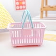 thumbnail image 5 of Gnmfd Mini Desktop Storage Basket Handheld Organizer for Stationery, Toiletries, Cosmetics, Stackable Plastic Storage Box for Home Office, Bathroom, Bedroom Essentials, 5 of 6